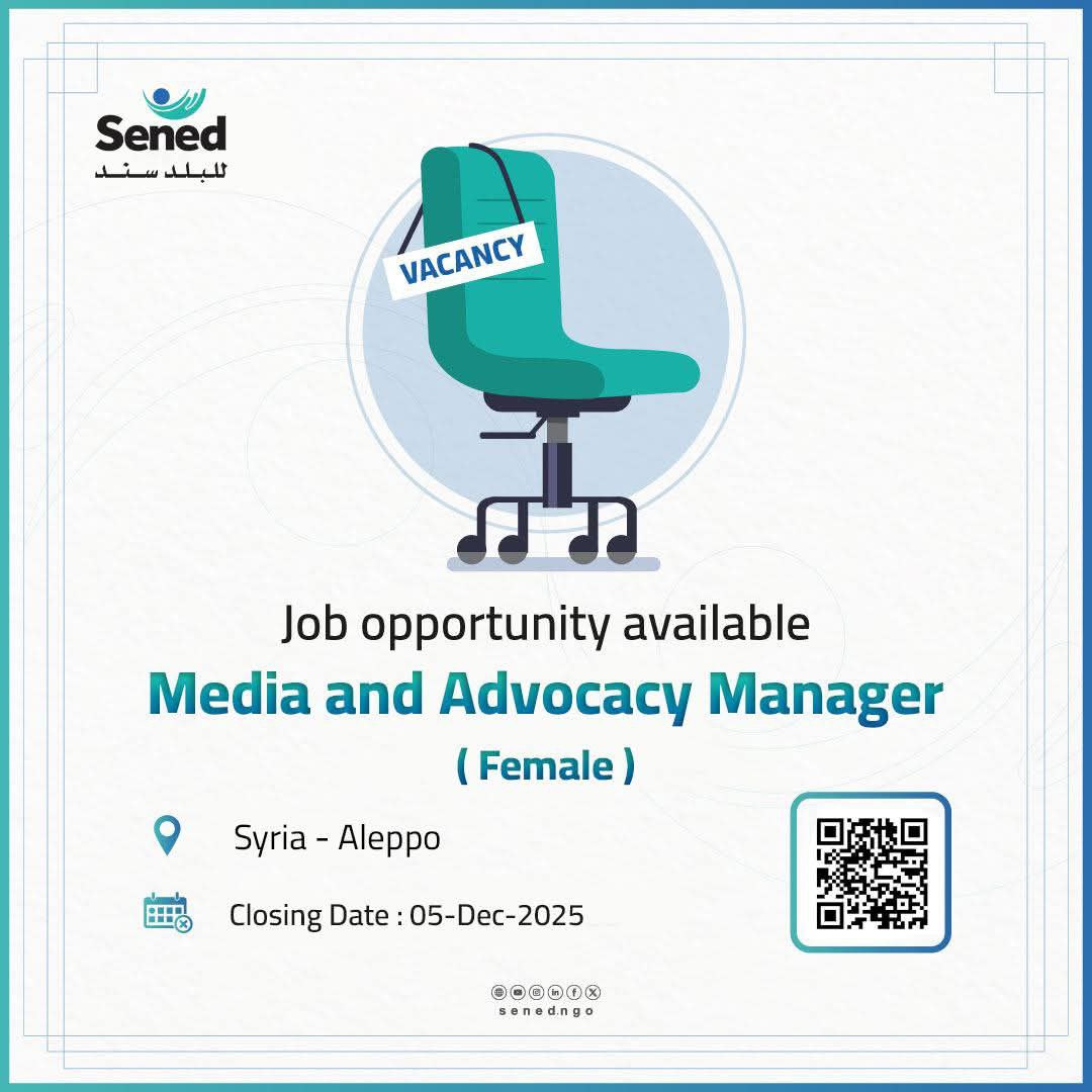 مطلوب Media and Advocacy Manager