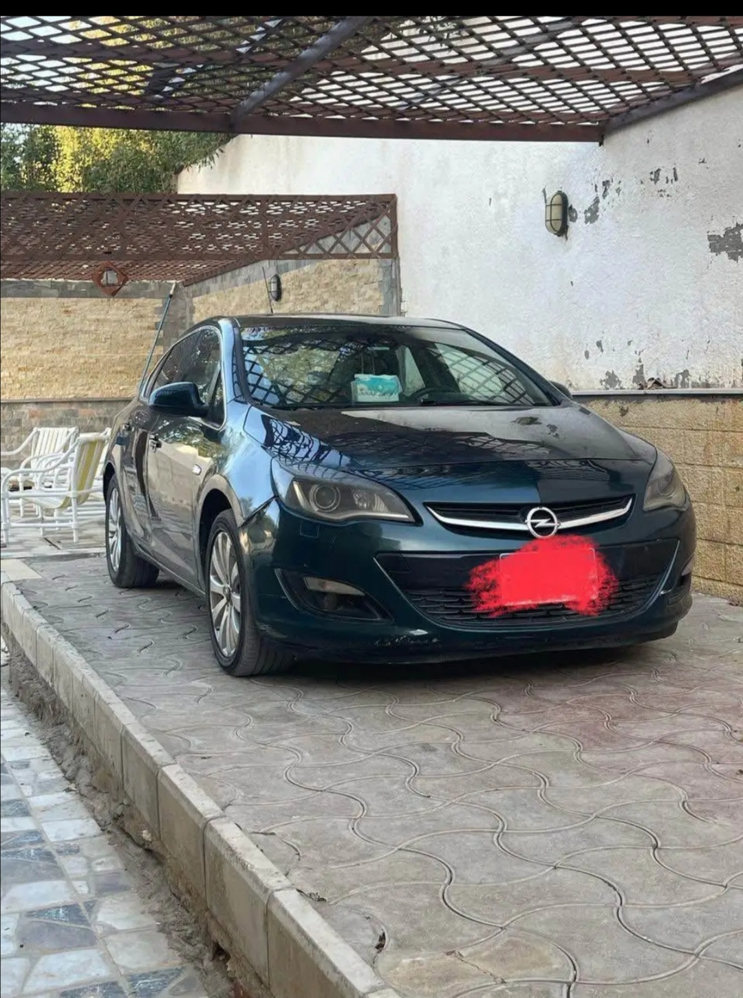 سياره للبيع اوبل استرا 2017 للبيع او البدل  عداد ١١٥ km