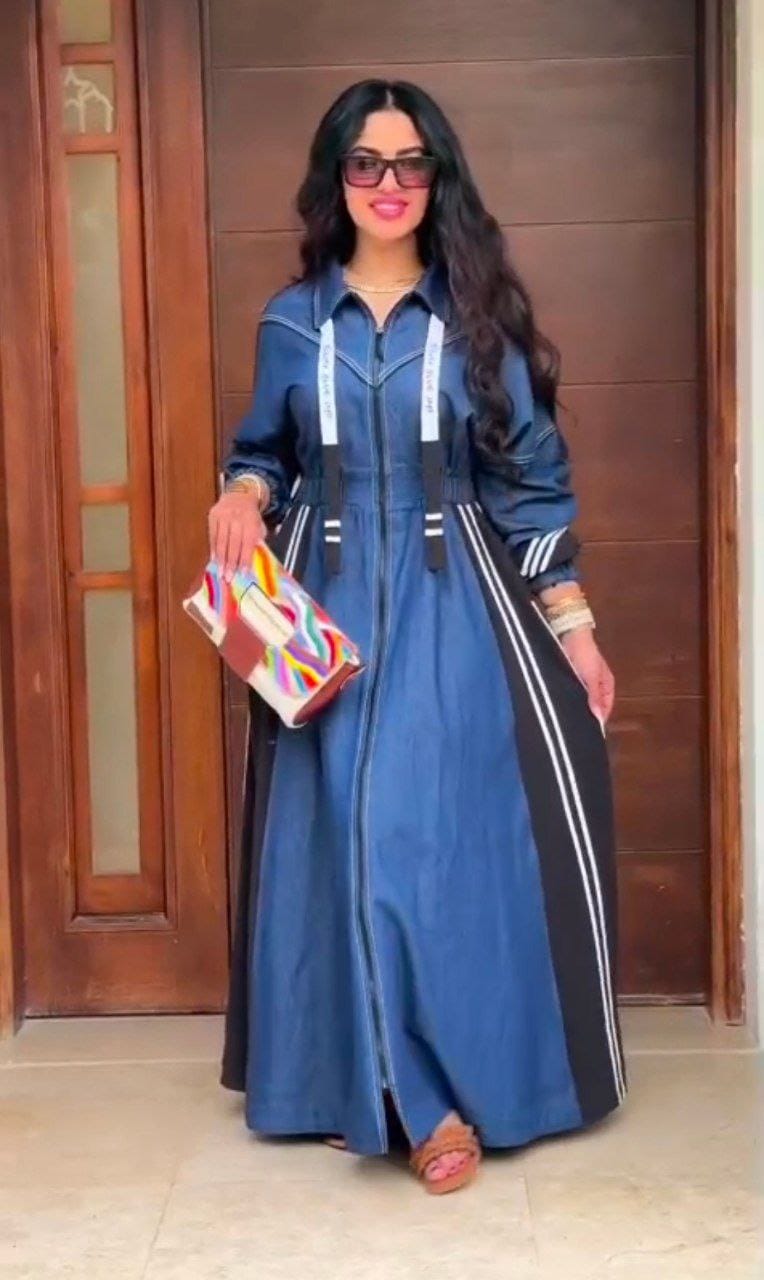 الموديل💫   دريس 2لون