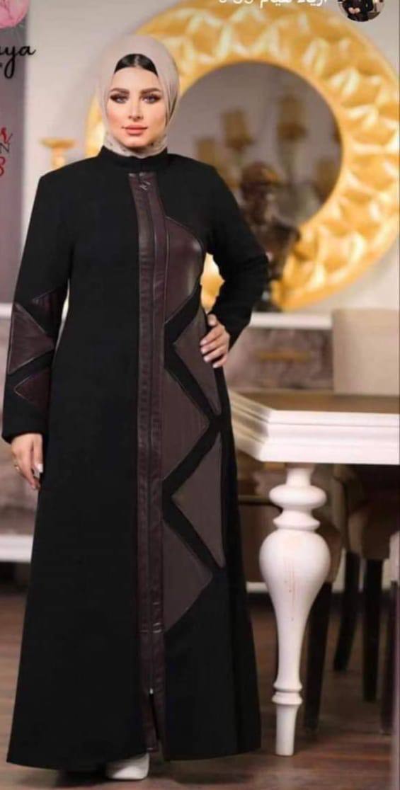 الموديل 🫧دريس جوخ سوسته مطعم جلد  وهم بجد